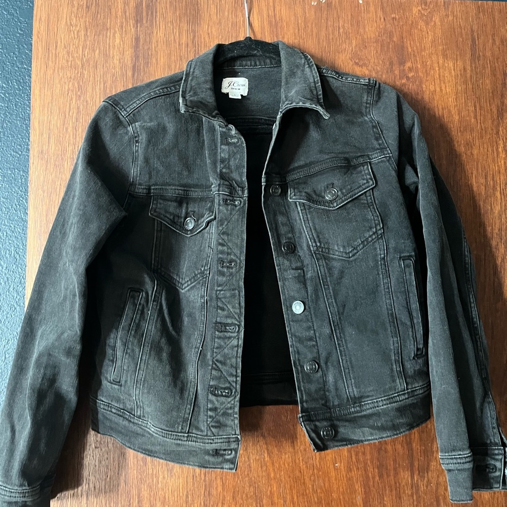 J Crew Cropped Denim Jacket